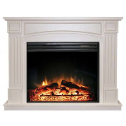 Электрокамин Boston с очагом Jupiter FX Алебастер (Royal Flame) 