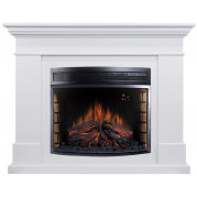 Электрокамин California с очагом Dioramic 28 LED FX Белый (Royal Flame)