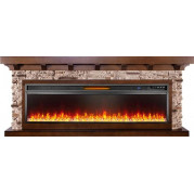 Электрокамин Chalet с очагом Vision 60 LED Темный дуб (Royal Flame)
