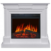 Электрокамин Chelsea с очагом Jupiter FX Белый (Royal Flame) 