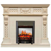 Электрокамин Corsica с очагом Fobos FX M / Majestic FX M Слоновая кость (RoyalFlame)