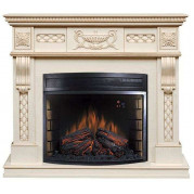 Электрокамин Corsica с очагом Dioramic 28 Led FX Слоновая кость (Royal Flame)
