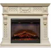 Электрокамин Corsica с очагом Symphony 26 Cлоновая кость (Royal Flame)