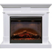 Электрокамин Coventry с очагом Symphony 26 Белый (Royal Flame)