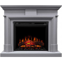 Электрокамин Coventry с очагом XHD 28 L-INT Серый (Royal Flame) 
