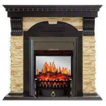 Электрокамин Dublin сланец с очагом Fobos FX M / Majestic FX M Венге (RoyalFlame)