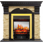 Fobos золото Электрокамин Dublin сланец с очагом Fobos FX M / Majestic FX M Венге (RoyalFlame)