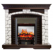 Электрокамин Glasgow с очагом Fobos FX M / Majestic FX M Темный дуб (RoyalFlame)