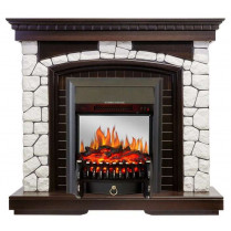 Электрокамин Glasgow с очагом Fobos FX M / Majestic FX M Темный дуб (RoyalFlame)