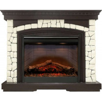 Электрокамин Glasgow с очагом Symphony 26 Темный дуб (Royal Flame)