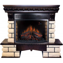 Электрокамин Pierre Luxe Lord с очагом Dioramic 28 LED FX Темный дуб (Royal Flame)