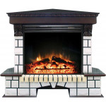 Jupiter Портал Pierre Luxe белый угловой (Royal Flame)