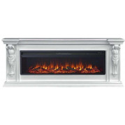 Электрокамин Sparta с очагом Vision 60 LOG LED Белый (Royal Flame)