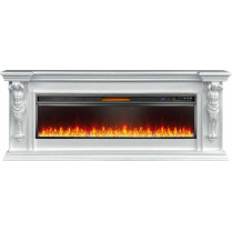 Электрокамин Sparta с очагом Vision 60 LED Белый (Royal Flame)