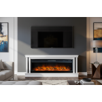  Электрокамин Cosmo 60 с очагом Vision 60 LOG LED Белый (Royal Flame)