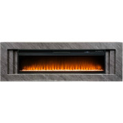 Электрокамин Line с очагом Vision 60 LED Серый бетон (Royal Flame)