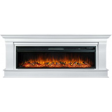 Электрокамин Monaco 60 с очагом Vision 60 LOG LED Белый (Royal Flame)