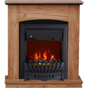 Электрокамин Barcelona с очагом Aspen Black дуб табачный