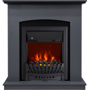 Электрокамин Barcelona с очагом Aspen Black Графит