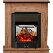 Электрокамин Barcelona с очагом Fobos FX M / Majestic FX M Дуб табачный