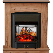 Электрокамин Barcelona с очагом Fobos FX M / Majestic FX M Дуб табачный