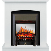 Электрокамин Barcelona с очагом Fobos FX M / Majestic FX M Белый