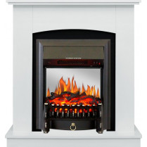 Электрокамин Barcelona с очагом Fobos FX M / Majestic FX M Белый