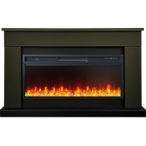 Электрокамин Bergen 42 с очагом Vision 42 Led Олива