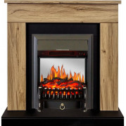 Электрокамин Bergen с очагом Fobos FX M / Majestic FX M Дуб галифакс