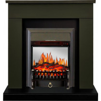 Электрокамин Bergen с очагом Fobos FX M / Majestic FX M Олива