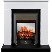 Электрокамин Bergen с очагом Fobos FX M / Majestic FX M Белый