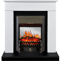 Электрокамин Bergen с очагом Fobos FX M / Majestic FX M Белый