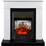 Majestic черный Электрокамин Bergen с очагом Fobos FX M / Majestic FX M Белый (RoyalFlame)