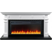 Электрокамин Carlyle 42 с очагом Vision 42 Led Белый