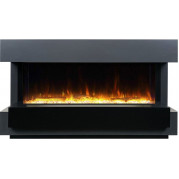 Электрокамин Cube с очагом Astra 50 RF Серый графит (Royal Flame)