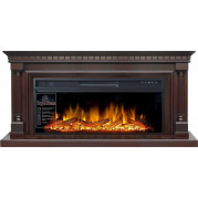 Электрокамин Dallas 42 с очагом Vision 42 Led Log Темный дуб