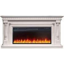 Электрокамин Dallas 42 с очагом Vision 42 Led Слоновая кость