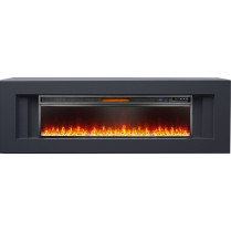 Электрокамин Line с очагом Vision 60 LED Графит (Royal Flame)