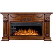 Электрокамин London 42 с очагом Vision 42 Led Log Орех