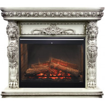 Электрокамин Windsor с очагом Symphony 30 Слоновая кость (Royal Flame)