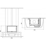 Чертеж Камин АМЕЛИЯ (Ru-Kamin)