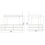 Чертеж Камин АНДОРРА (Ru-Kamin)