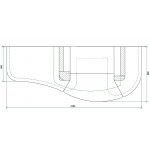 Чертеж 2 Камин АРТЕМИДА (Ru-Kamin)