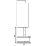 Чертеж 3 Камин АРТЕМИДА (Ru-Kamin)