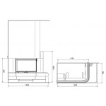 Чертеж Камин АВРОРА (Ru-Kamin)