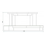 Чертеж Камин ГРАЦИЯ (Ru-Kamin)