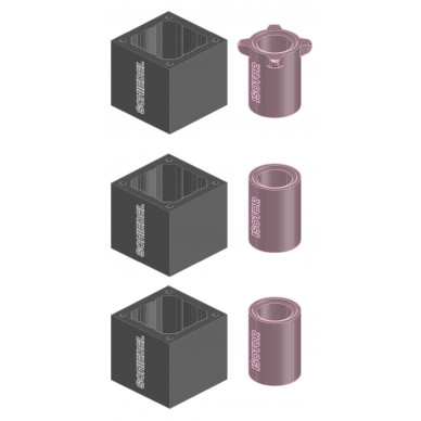 Комплект дымохода одноходовой Isotor 1м/п (Schiedel)