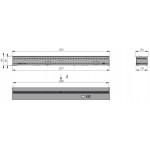 Чертеж Электрокамин 3D FireLine 2000 (Schones Feuer)