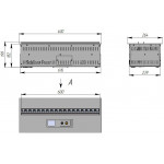 Чертеж Электрокамин 3D FireLine 600 (Schones Feuer)