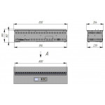 Чертеж Электрокамин 3D FireLine 800 (Schones Feuer)